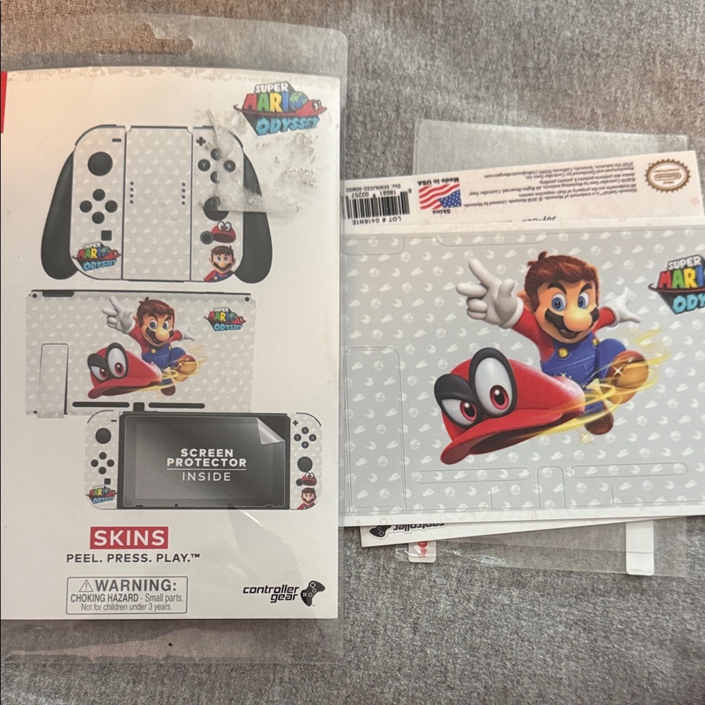 Super Mario Odyssey Nintendo Switch Skins